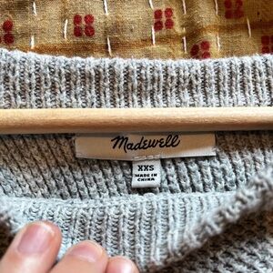 XXS madewell sweater light grey